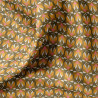 Printed Cotton EMILE Yellow / Pink